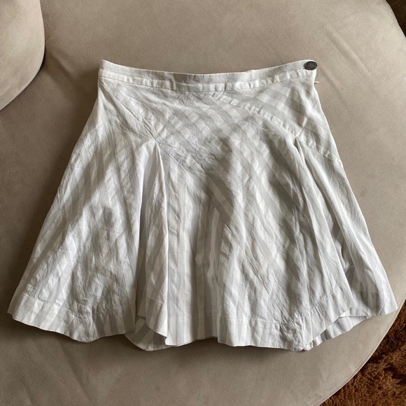 Vivienne Westwood Dresses & Skirts - Vivienne Westwood Red Label gray and white striped mini skirt